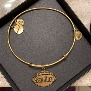 GolD Alex and Ani Steelers Bracelet